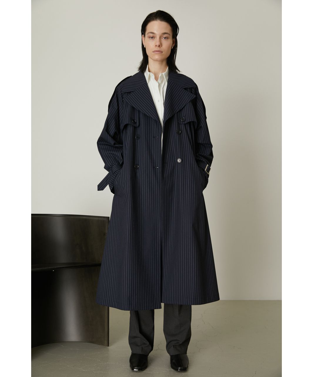 RIM.ARK スプリングコート　リムアーク RIM.ARK(リムアーク)｜Spring CT/コート/ブラック の通販｜ELLESHOP