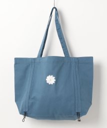 aimoha(aimoha（アイモハ）)/aimohaオリジナルマーガレット刺繍トートバッグ/ブルー系1