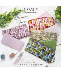 RINRE/RINRE リンレ 長財布 ステンドグラス 大容量 L字ファスナー コインスルー/505128119