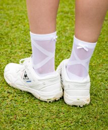 le coq sportif GOLF (ルコックスポルティフ（ゴルフ）)/【RIJOUME/リジューム】ハイゲージショート丈ソックス (足底サポート) /ホワイト