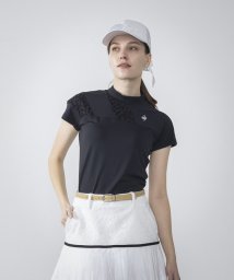 le coq sportif GOLF (ルコックスポルティフ（ゴルフ）)/【RIJOUME/リジューム】モックネック半袖シャツ (EM00:直営店限定カラー)【アウトレット】/ブラック