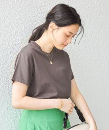 SHIPS WOMEN(シップス　ウィメン)/オーガニック コットン TEE 23SS ◇/ダークグレー