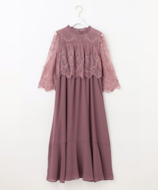 any SiS S/【洗える】レーシーケープ ドレス/505131651