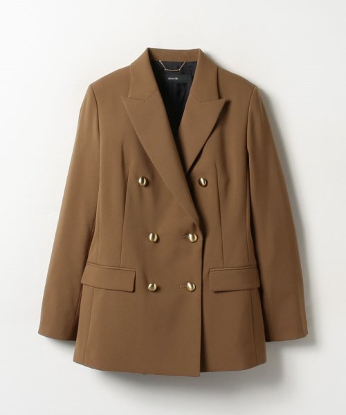 リオペルダブル6ボタンジャケット ネイビー B75 W59 H80　着用サイズ：02 J1935946790(14876円)