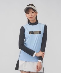 LANVIN SPORT/【WEB限定】ロゴモックネック長袖シャツ【吸汗/UV/ECO】【アウトレット】/505101805