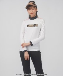 LANVIN SPORT(ランバン スポール)/【WEB限定】ロゴモックネック長袖シャツ【吸汗/UV/ECO】【アウトレット】/ホワイト