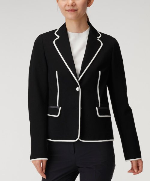 セール】トリミングデザインジャケット【アウトレット】(505101848  