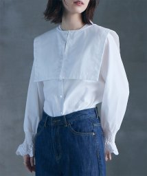 Ranan(ラナン)/2WAY衿デザインブラウス/ホワイト
