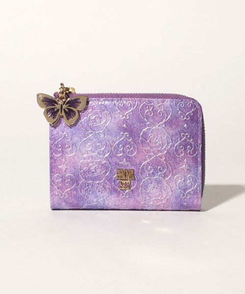 ANNA SUI BAG(アナスイ（バッグ）)/ローズハート マルチケース/ラベンダー