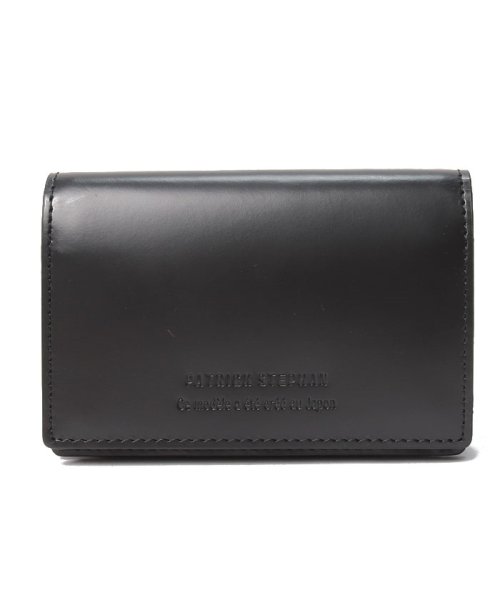PATRICK STEPHAN(パトリックステファン)/Leather card case 'brillant'/ブラック