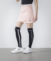 le coq sportif GOLF (ルコックスポルティフ（ゴルフ）)/【RIJOUME/リジューム】ハイウエストスカート (はっ水/ストレッチ/UV CUT(UPF50+)/ピンク