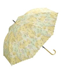 Wpc．(Wpc．)/【Wpc.公式】雨傘 レイヤードプランツ 58cm ジャンプ傘 晴雨兼用 レディース 傘 長傘/イエロー
