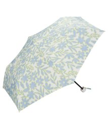 Wpc．(Wpc．)/【Wpc.公式】雨傘 ボタニカルフレグランス ミニ 50cm 晴雨兼用 折りたたみ 折り畳み 折りたたみ傘/ブルー