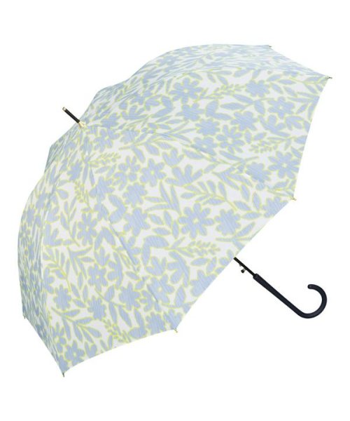 Wpc．(Wpc．)/【Wpc.公式】雨傘 ボタニカルフレグランス 58cm ジャンプ傘 晴雨兼用 レディース 長傘/ブルー