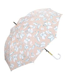 Wpc．(Wpc．)/【Wpc.公式】雨傘 シルエットフラワー 58cm ジャンプ傘 晴雨兼用 レディース 傘 長傘/ベージュ