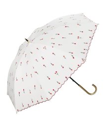 Wpc．(Wpc．)/【Wpc.公式】日傘 遮光プチチューリップ 50cm 完全遮光 UVカット100％ 遮熱 晴雨兼用 レディース 長傘/オフ