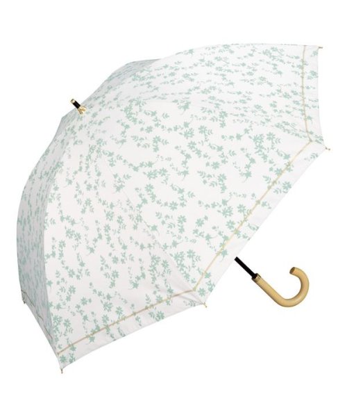 Wpc．(Wpc．)/【Wpc.公式】日傘 遮光ドームパラソル フローレット 55cm 完全遮光 UVカット100％ 遮熱 晴雨兼用 大きめ レディース 長傘/オフ