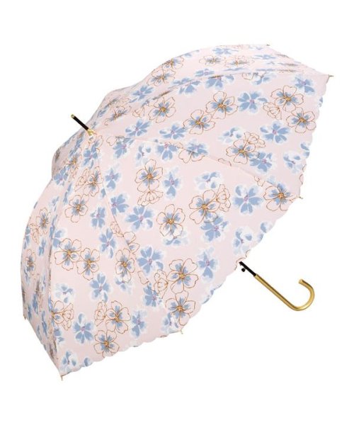 Wpc．(Wpc．)/【Wpc.公式】雨傘 ラナンキュラス 58cm ジャンプ傘 晴雨兼用 レディース 長傘/ピンク