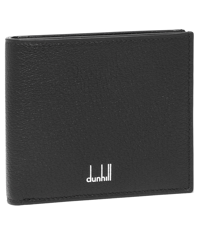 【美品】ダンヒル dunhill 二つ折り財布 黒 メンズ