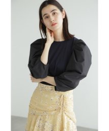 JILL STUART(ジル スチュアート)/パフスリーブドッキングトップス/MIDNIGHT