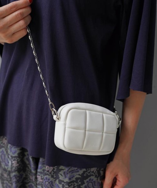 B'2nd(ビーセカンド)/ADD CULUMN(アドカラム) PUFF － CROSSBODY CS/ホワイト