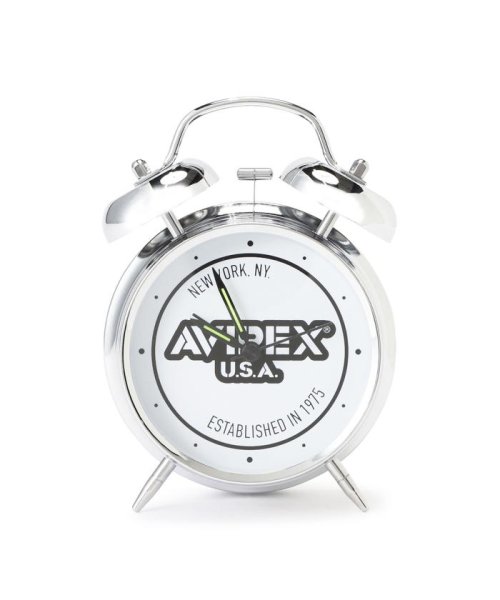 AVIREX(AVIREX)/《直営店限定》ALARM CLOCK / アラーム クロック / 目覚まし時計/ホワイト