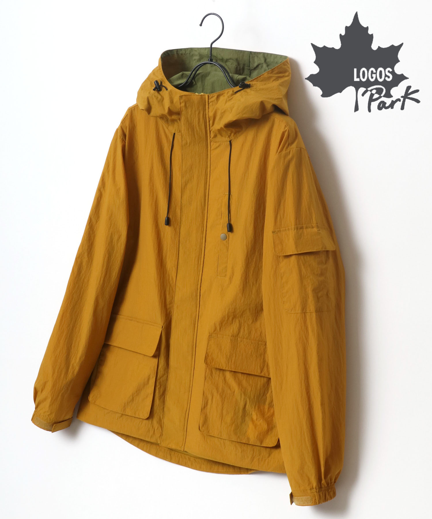 【Lazar】LOGOS Park/ロゴスパーク MOUNTAIN PARKA/撥水 マウンテンパーカー メンズ レディース ナイロンパーカー  ジャケット 春