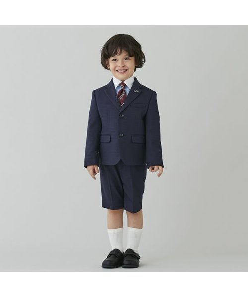 セール】紺ジャケット+ショートパンツセット(505131624  