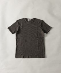 Nylaus(ナイラス)/テレコ スリムフィット ショートスリーブTシャツ/カーキ