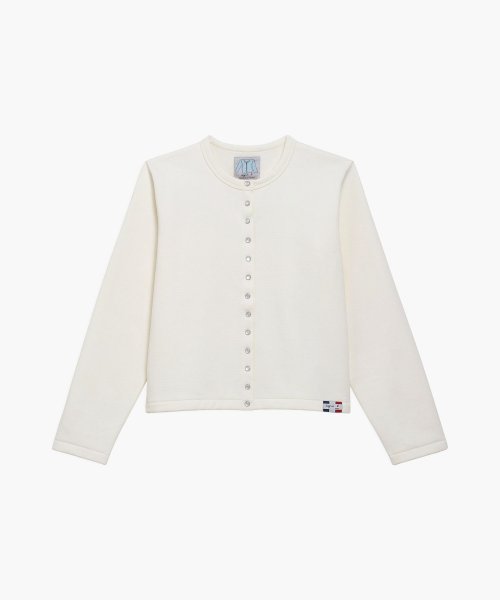 agnes b. FEMME(アニエスベー　ファム)/M001 CARDIGAN カーディガンプレッション [Made in France]/アイボリー