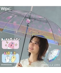 Wpc．(Wpc．)/【Wpc.公式】［ビニール傘］シャイニーアンブレラ（んぽちゃむ / おぱんちゅうさぎ） 60cm ジャンプ傘 レディース 長傘/ピンク