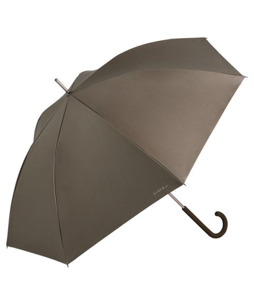 Wpc．(Wpc．)/【Wpc.公式】日傘 SiNCA LONG 60 60cm 大きめ 遮光 遮熱 晴雨兼用 メンズ レディース 長傘/ブラウン
