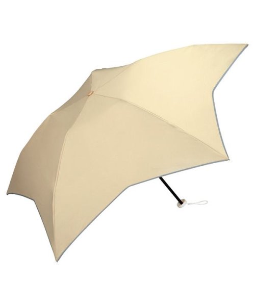 Wpc．(Wpc．)/【Wpc.公式】雨傘 スターリフレクションアンブレラ 60cm 反射 レディース 折りたたみ傘/ベージュ