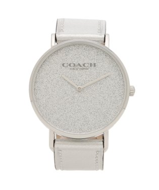 COACH/コーチ レディース 時計 ペリー 36mm クォーツ シルバー シルバー COACH 14504076 レザー/505134164