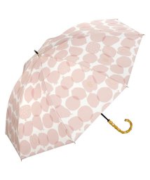 Wpc．(Wpc．)/【Wpc.公式】日傘 遮光パターンズプリント 55cm 完全遮光 UVカット100％ 遮熱 晴雨兼用 大きめ 晴雨兼用日傘 長傘 バンブー/フルーツピンク