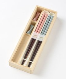 BRUNO(ブルーノ)/カラー角丸箸＆箸置き ギフトボックス セット/ブルー