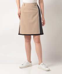 LANVIN SPORT(ランバン スポール)/トリミングデザインサイドラインスカート(51cm丈)【アウトレット】/ベージュ