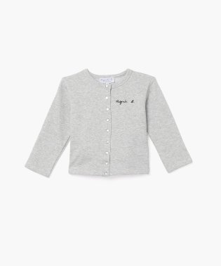 アニエスベー　キッズユニセックス/K330 E CARDIGAN キッズ カーディガンプレッション [Made in Japan]/505126247