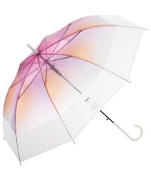Wpc．(Wpc．)/【Wpc.公式】［ビニール傘］切り継ぎグラデーション 60cm ジャンプ傘 レディース 長傘/ピンク