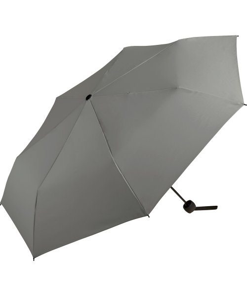 Wpc．(Wpc．)/【Wpc.公式】雨傘 UNISEX ベーシックフォールディング アンブレラ 58cm 継続はっ水 晴雨兼用 メンズ レディース 折りたたみ傘/グレー