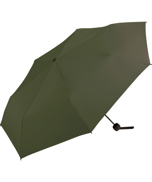 Wpc．(Wpc．)/【Wpc.公式】雨傘 UNISEX ベーシックフォールディング アンブレラ 58cm 継続はっ水 晴雨兼用 メンズ レディース 折りたたみ傘/カーキ