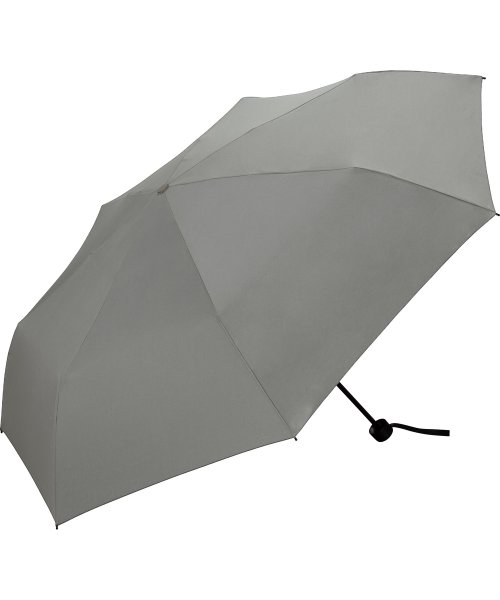 Wpc．(Wpc．)/【Wpc.公式】雨傘 UNISEX WIND RESISTANCE FOLDING UMBRELLA 65cm 耐風 継続はっ水 晴雨兼用 メンズ レディース/グレー