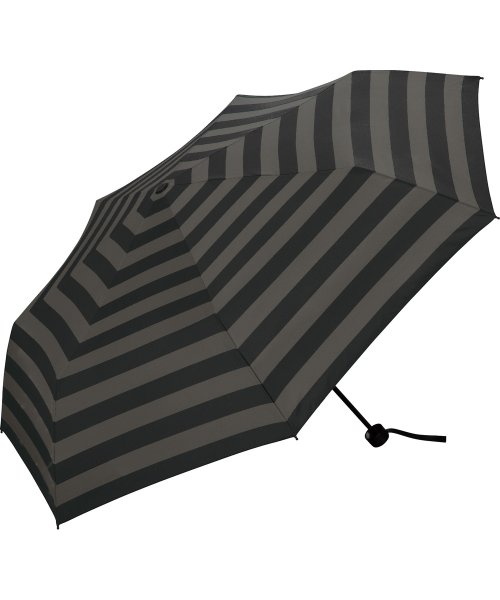 Wpc．(Wpc．)/【Wpc.公式】雨傘 UNISEX WIND RESISTANCE FOLDING UMBRELLA 耐風 晴雨兼用 メンズ 折りたたみ傘 父の日 ギフト/ボーダー