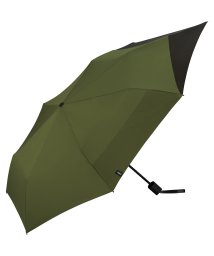 Wpc．(Wpc．)/【Wpc.公式】雨傘 UNISEX バックプロテクトフォールディングアンブレラ 55cm 鞄濡れない 継続はっ水 晴雨兼用 メンズ レディース 折りたたみ傘/カーキ×ブラック
