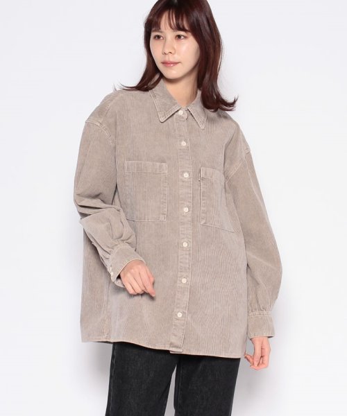 LEVI’S OUTLET(リーバイスアウトレット)/JOVI RELAXED SHIRT MOONROCK GD X/グレー