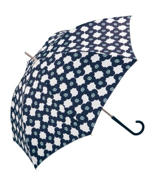 Wpc．(Wpc．)/【Wpc.公式】雨傘 カメリア  58cm 軽量 軽くて丈夫 晴雨兼用 レディース 傘 長傘/ネイビー