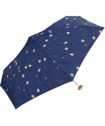 Wpc．(Wpc．)/【Wpc.公式】雨傘 ヴィンテージチューリップ ミニ 50cm 晴雨兼用 レディース 折りたたみ 折り畳み 折りたたみ傘/ブルー