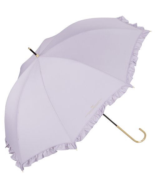 Wpc．(Wpc．)/【Wpc.公式】雨傘 フェミニンフリル 58cm 晴雨兼用 レディース 傘 長傘/ラベンダー
