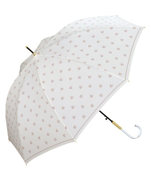 Wpc．(Wpc．)/【Wpc.公式】 雨傘 チャーミーハート 50cm ジャンプ傘 晴雨兼用 レディース 長傘/オフ