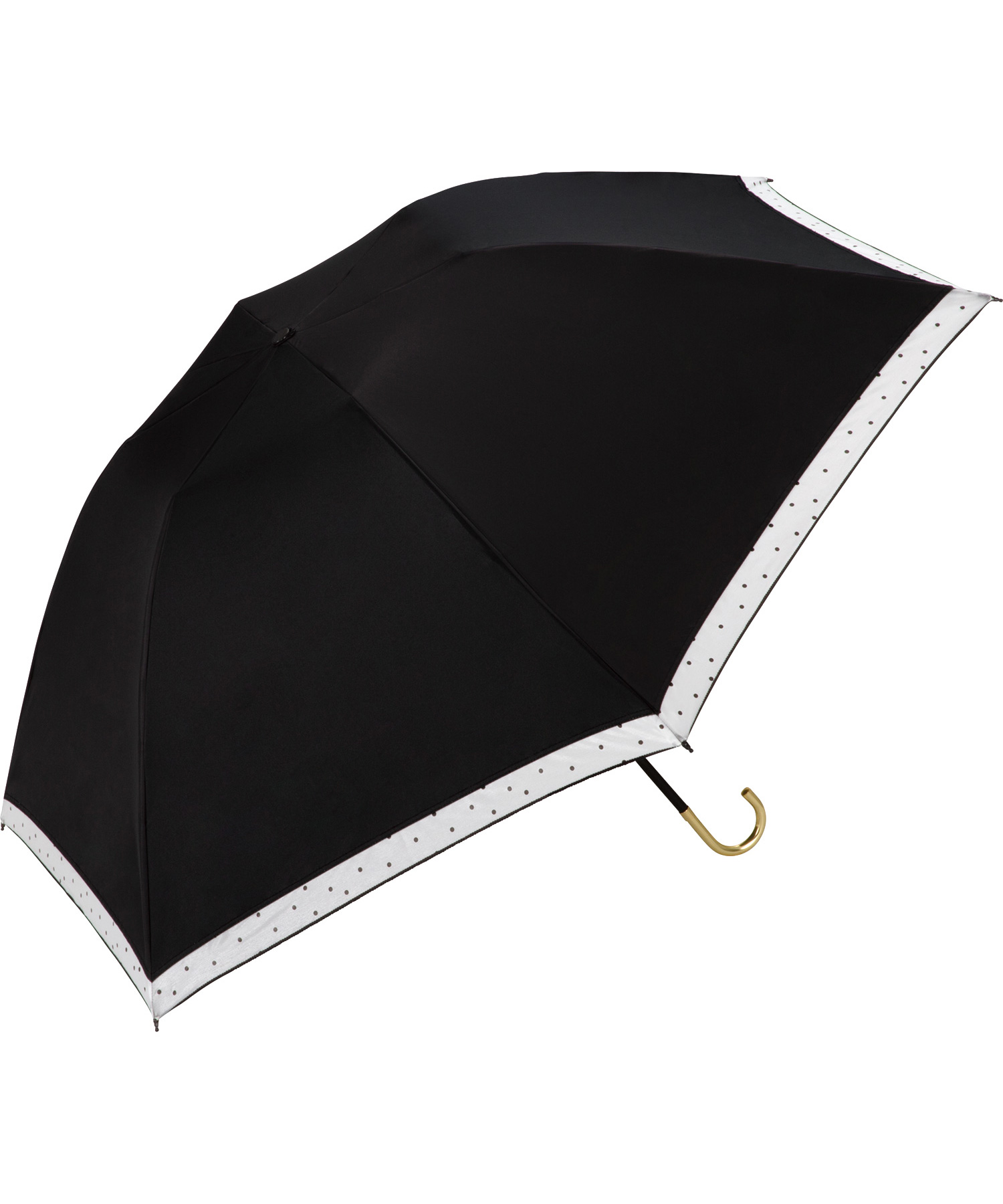 Wpc.公式】日傘 遮光ドーム リムオーガンジードット ミニ 55cm 完全 ...